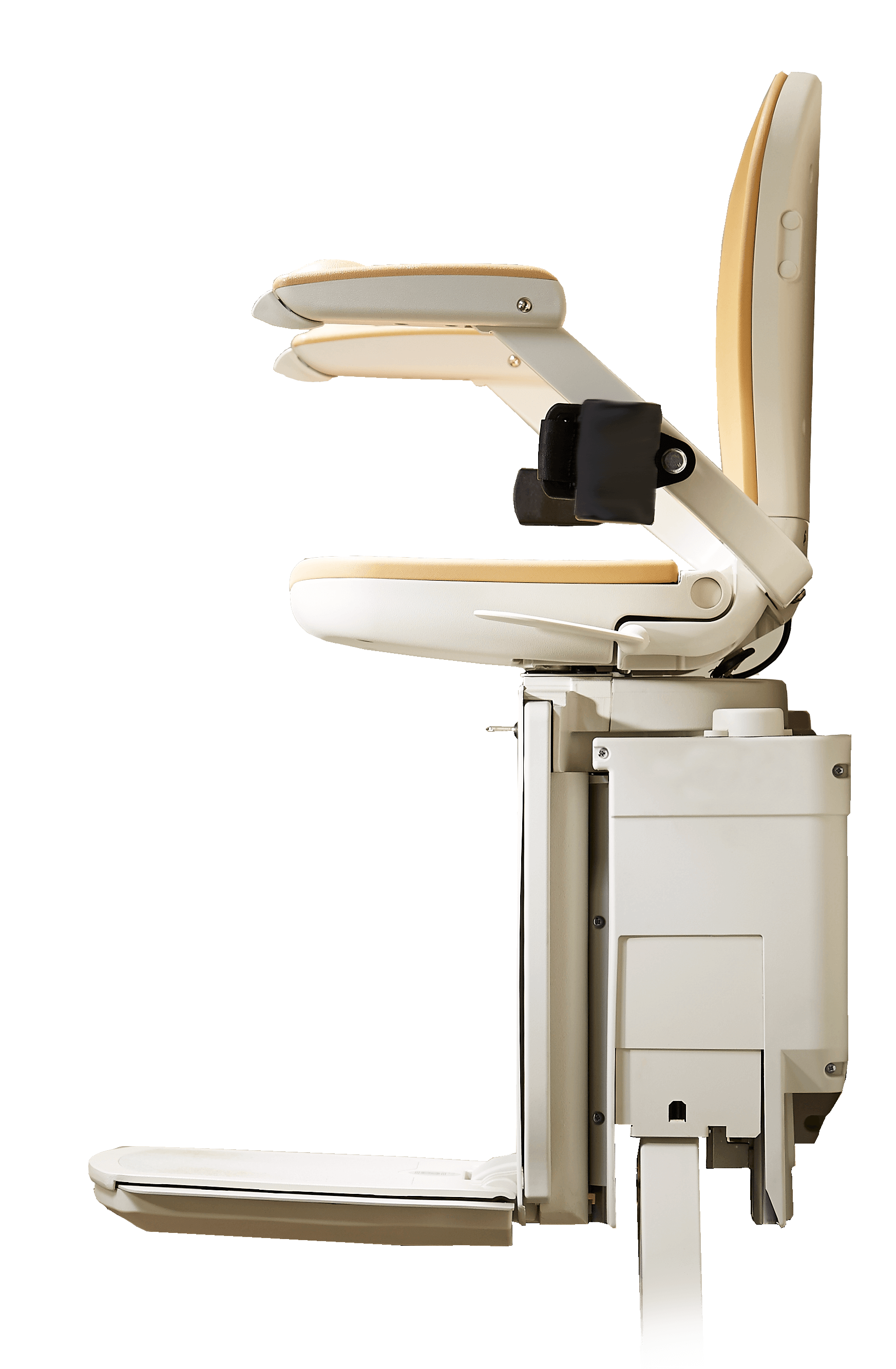 Acorn curved Stairlift side view in new Jersey